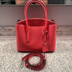 Kate Spade Coral Medium Margaux Satchel